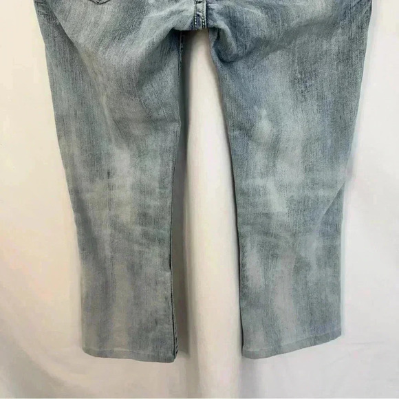 Miss Me Jeans Mid Rise Bootcut Embellished Back Pockets‎ Cropped Womens Sz 30 - Picture 9 of 16